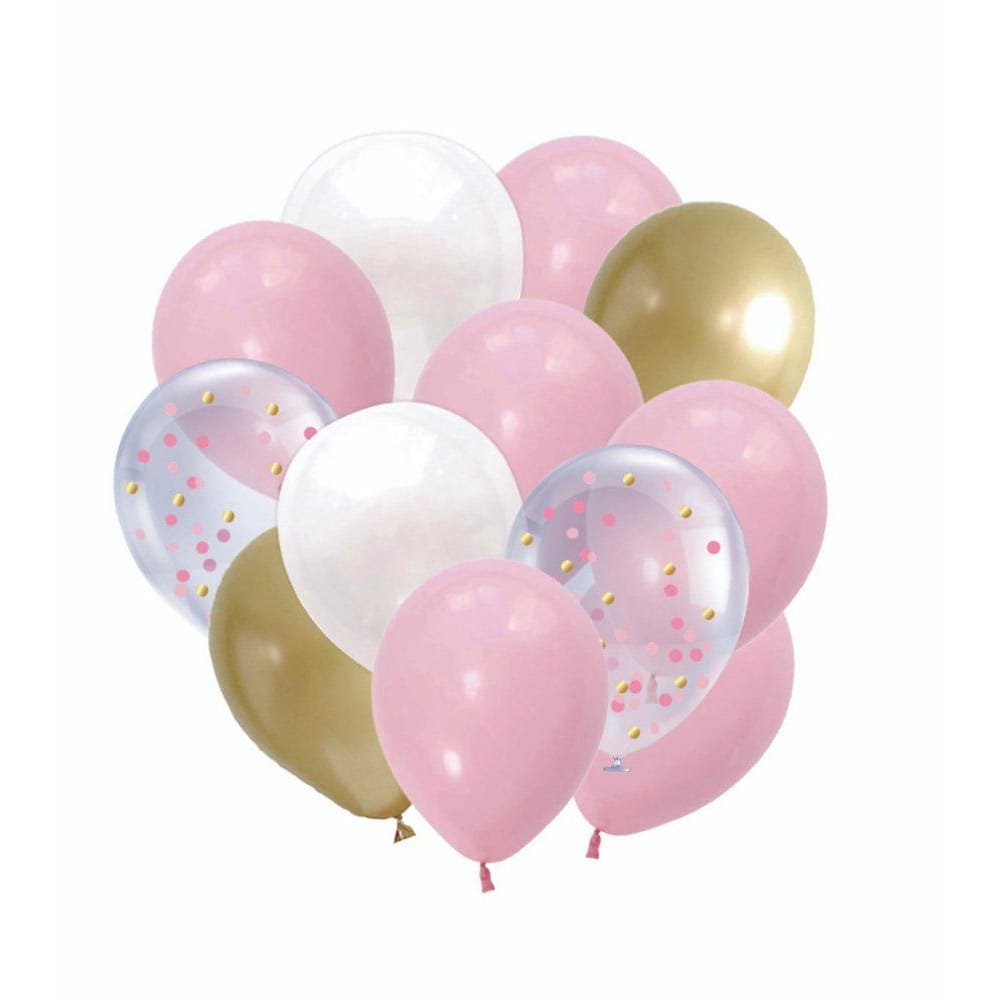 Festballoner - 24 balloner i forskellige farver