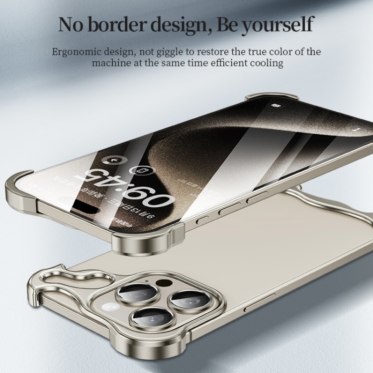 Metalhjørnebeskyttelse til iPhone 14 Plus - Sort