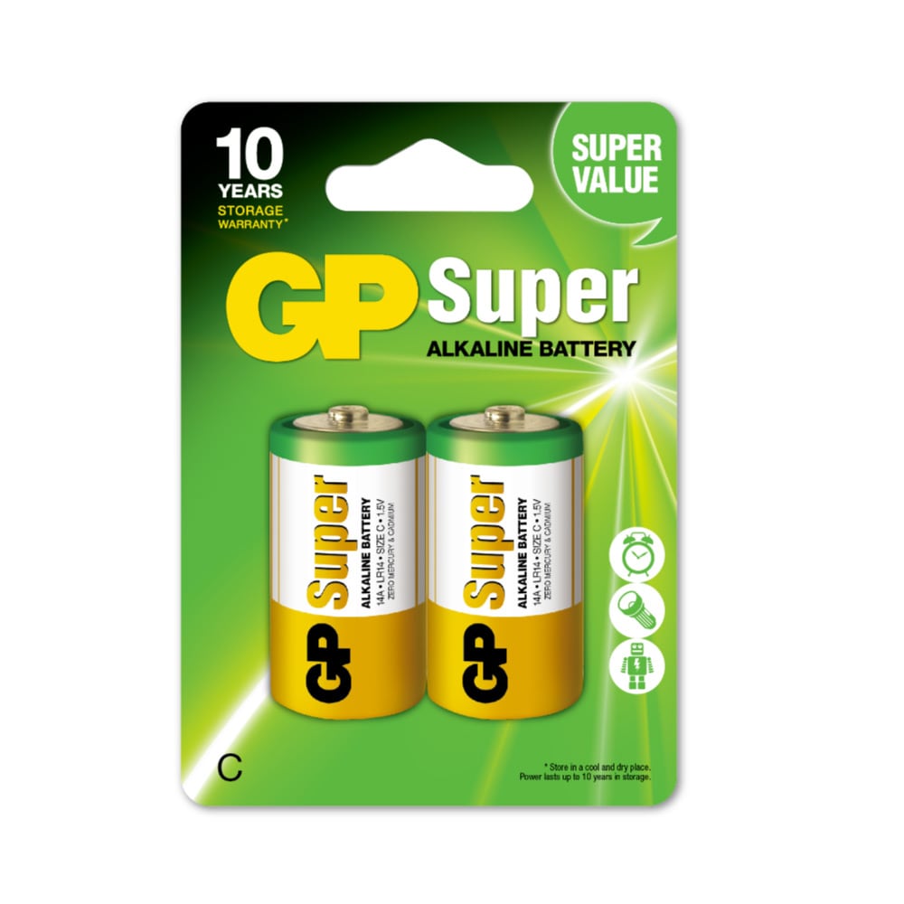 GP Super Alkaline C 2-pak