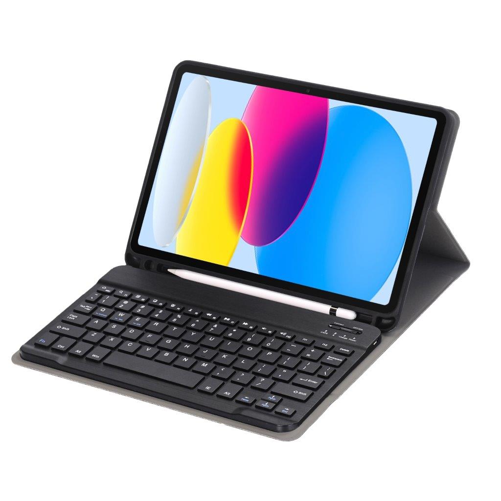 Tastaturetui med stativ til iPad 10-Gen 10.9 2022 - Sort