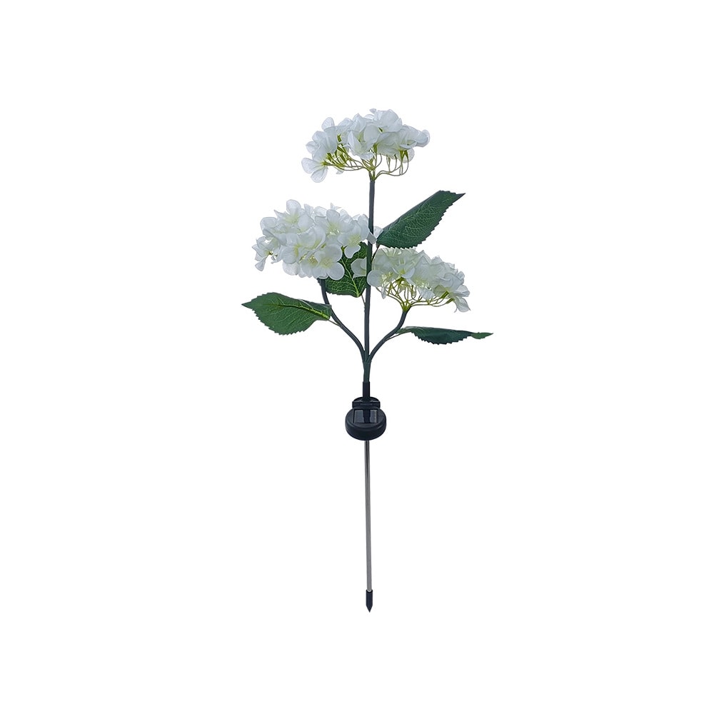 Solcelleblomst LED 3000K - Hortensia