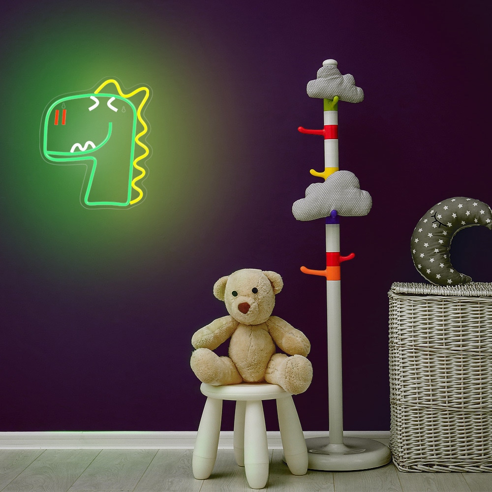 LED Neon-belysning - Dinosaur