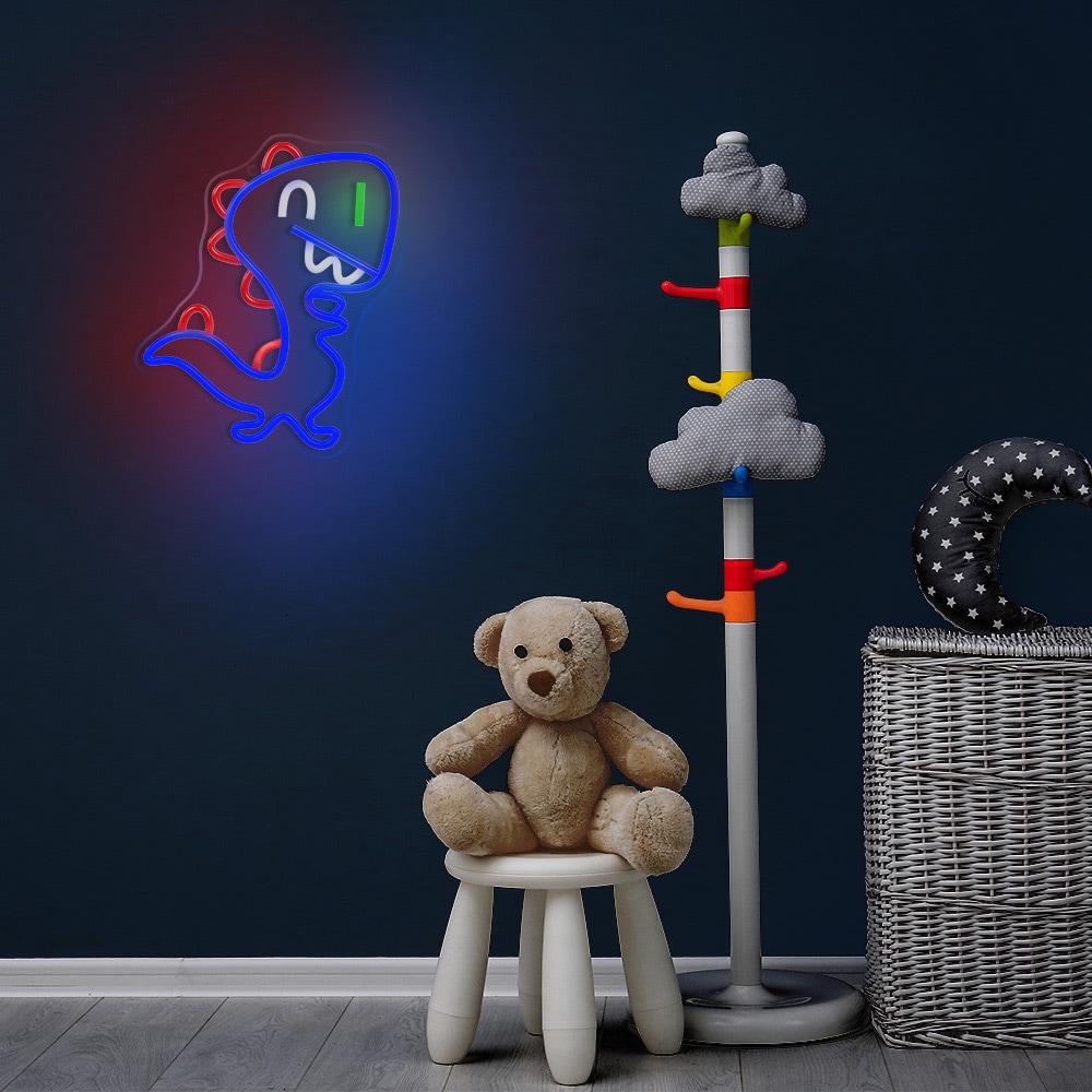LED Neon-belysning - Baby Dinosaur