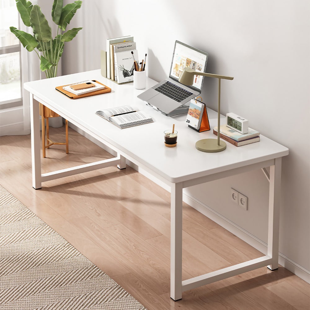 Skrivebord med MDF-bordplade 160 cm - Hvid