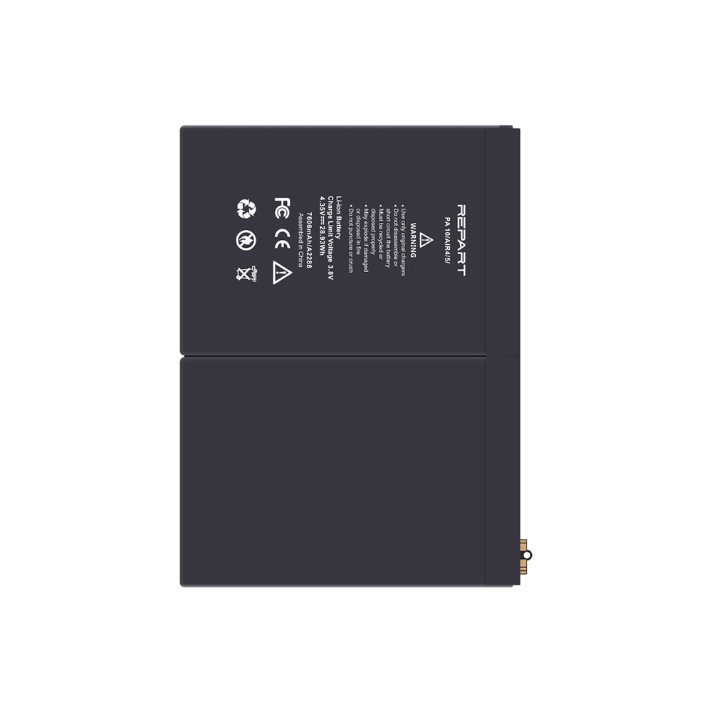 Batteri til Apple iPad 10 gen / Air 4 / Air 5 7606mAh med smart chip og hurtig opladning