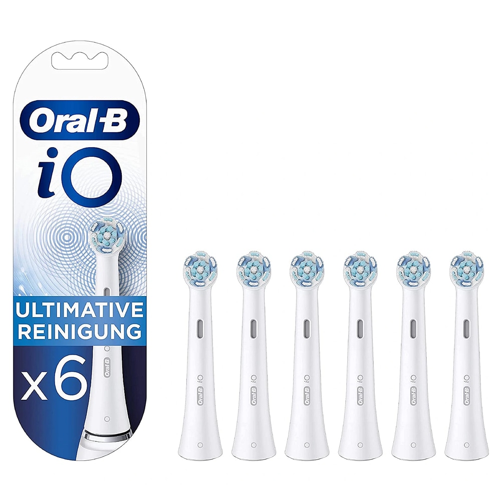 Oral-B iO Ultimate Clean roterende børstehoveder - 6-pak