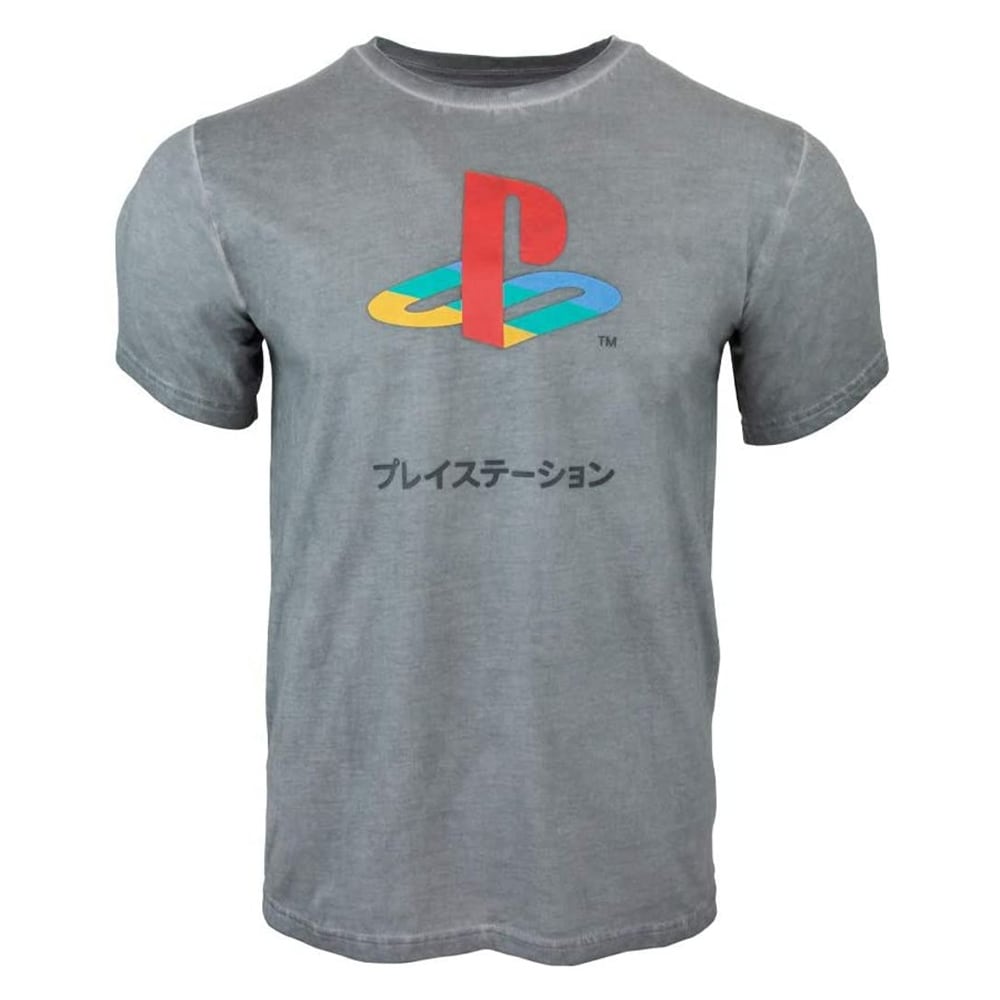 PlayStation T-shirt Small - Grå