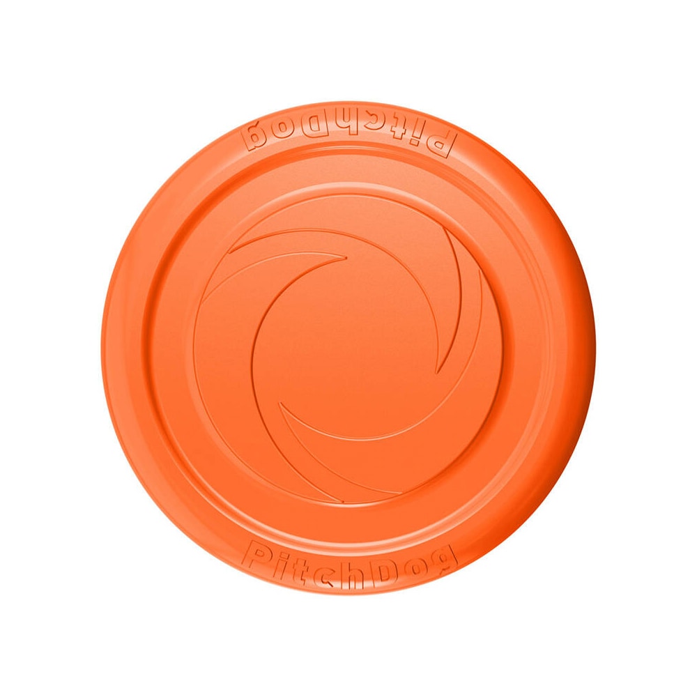 Frisbee til hunde 24 cm i blødt og slidstærkt materiale - Orange