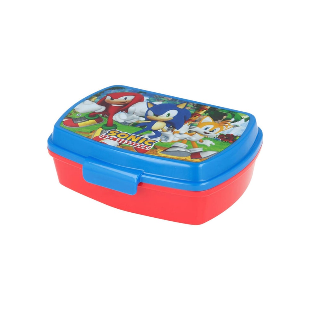 Sonic the Hedgehog-madkasse med holdbart plastmateriale og stor kapacitet