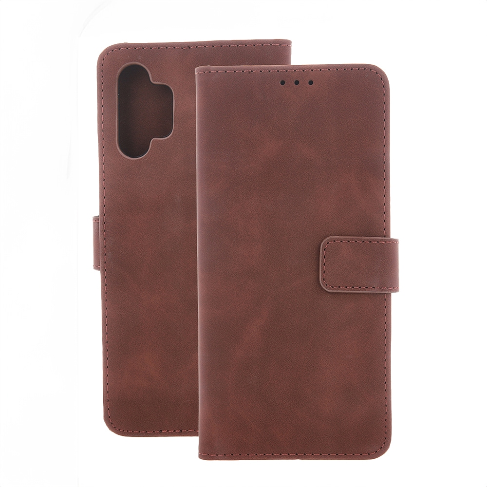 Smart Velvet-etui til iPhone 16 Plus - Brun