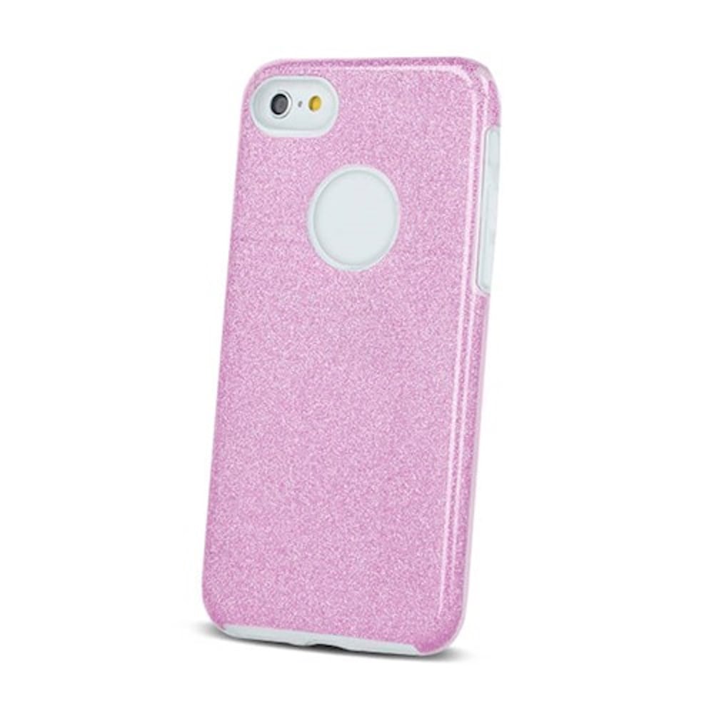 Glitrende etui til iPhone 16 - Pink