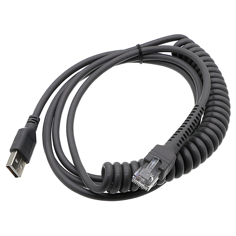 USB-kabel Spiral USB til RJ45 til Honeywell / Zebra / Symbol 3m