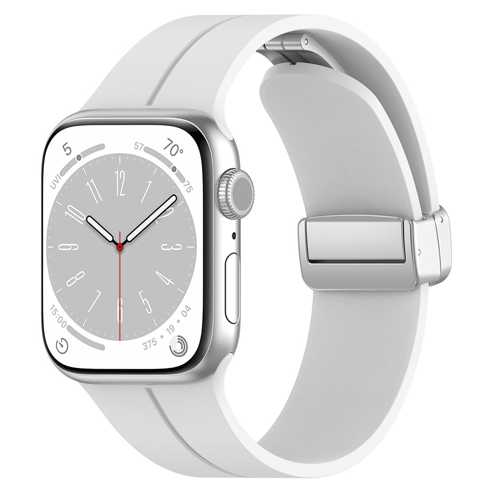 Magnetisk armbånd til Apple Watch Ultra 2 / Ultra 3 38/40/41mm - Hvid