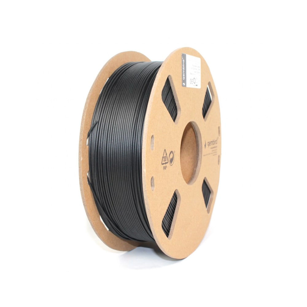 PLS Filament til 3D-printere 1,75 mm 1 kg - Sort