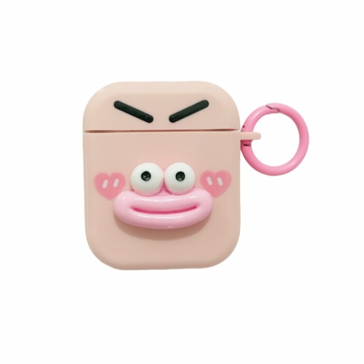 3D Emoji-etui til AirPods 1/2 - Pink