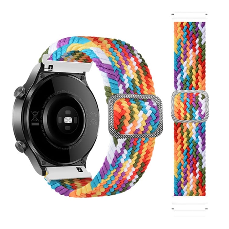 Universalarmbånd til smartwatch 20 mm - Rainbow