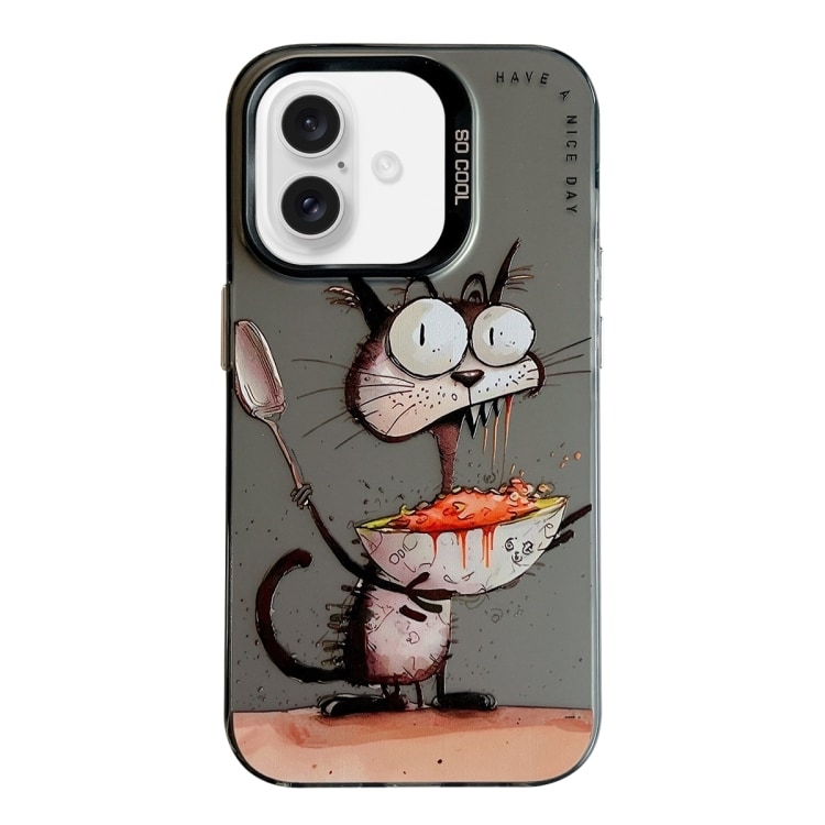 IPhone 16 bagcover - Eating Rat oliemaleri