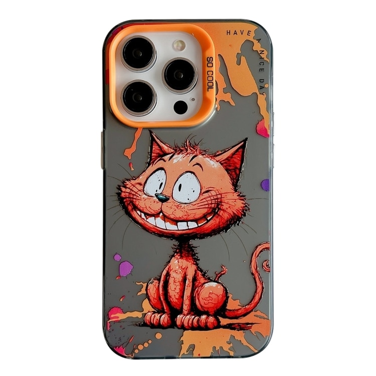 IPhone 16 Pro Max bagcover - Oliemaleri smilende kat