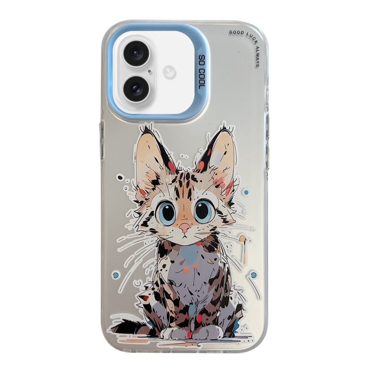 IPhone 16 Plus bagcover - Oliemaleri, trist kat