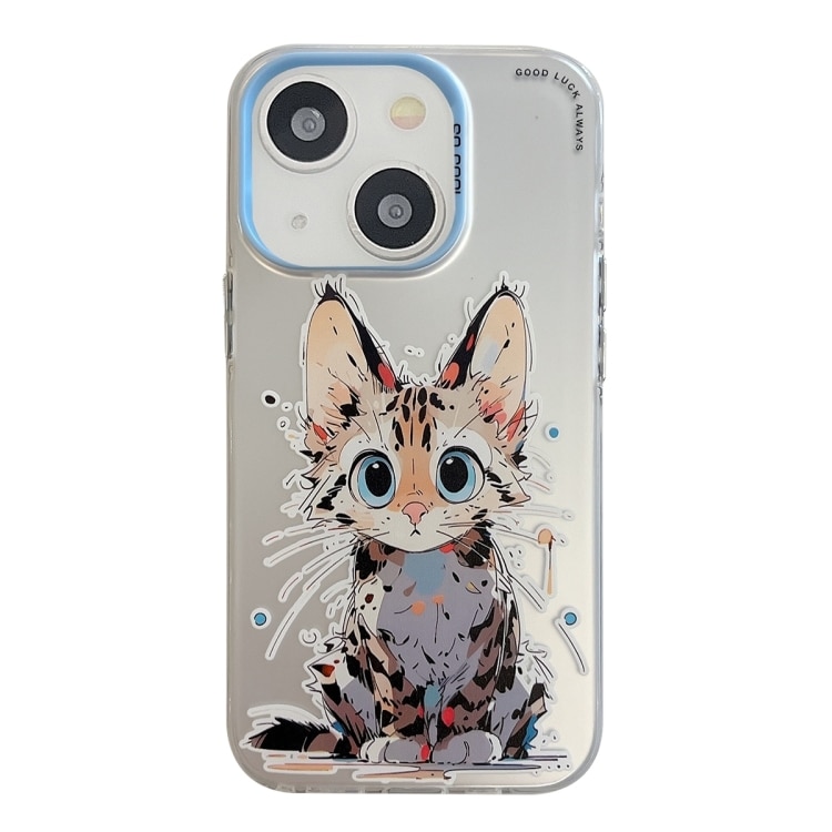 IPhone 16 Plus bagcover - Oliemaleri, trist kat