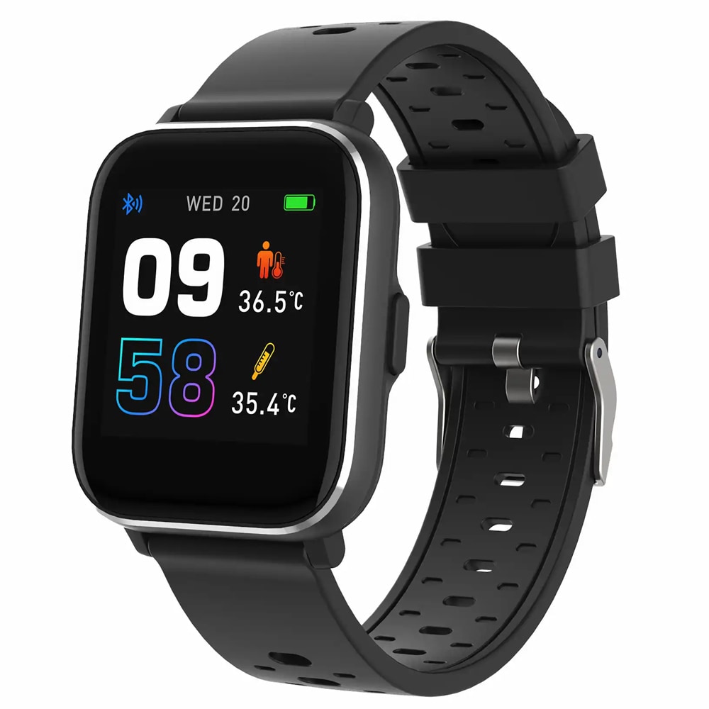 Denver SW-164 smartwatch med sundheds- og aktivitetssensorer - Sort