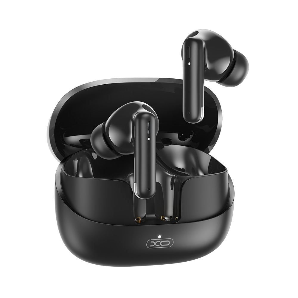 XO In-Ear Bluetooth-headset med oplader - sort