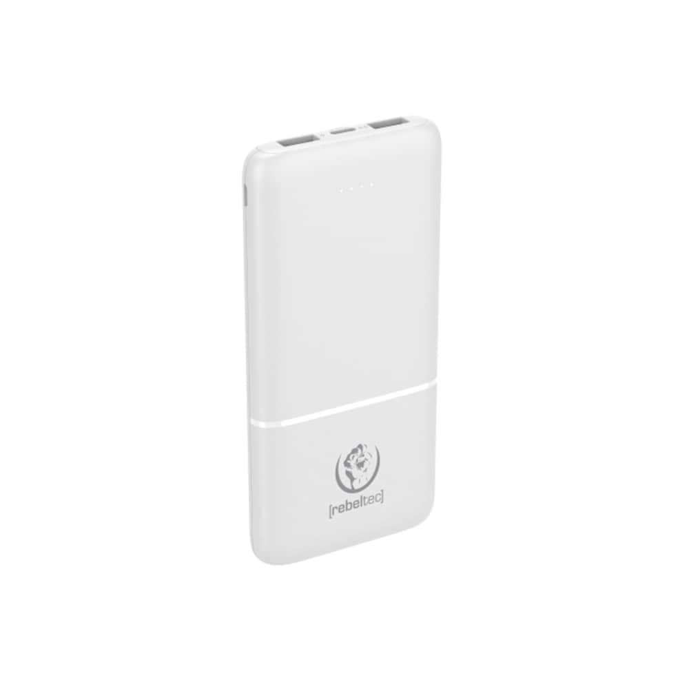 Rebeltec P10 Powerbank 10000mAh - Hvid