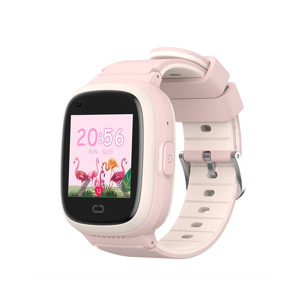 Havit KW11 smartwatch til børn med GPS og 4G-videokontakter - pink