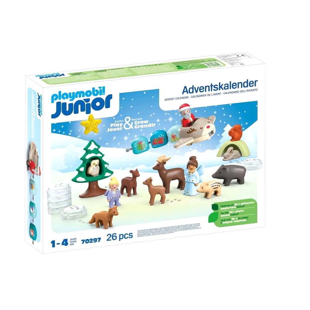 Adventskalender Playmobil Junior - Snefyldt jul med 24 charmerende overraskelser