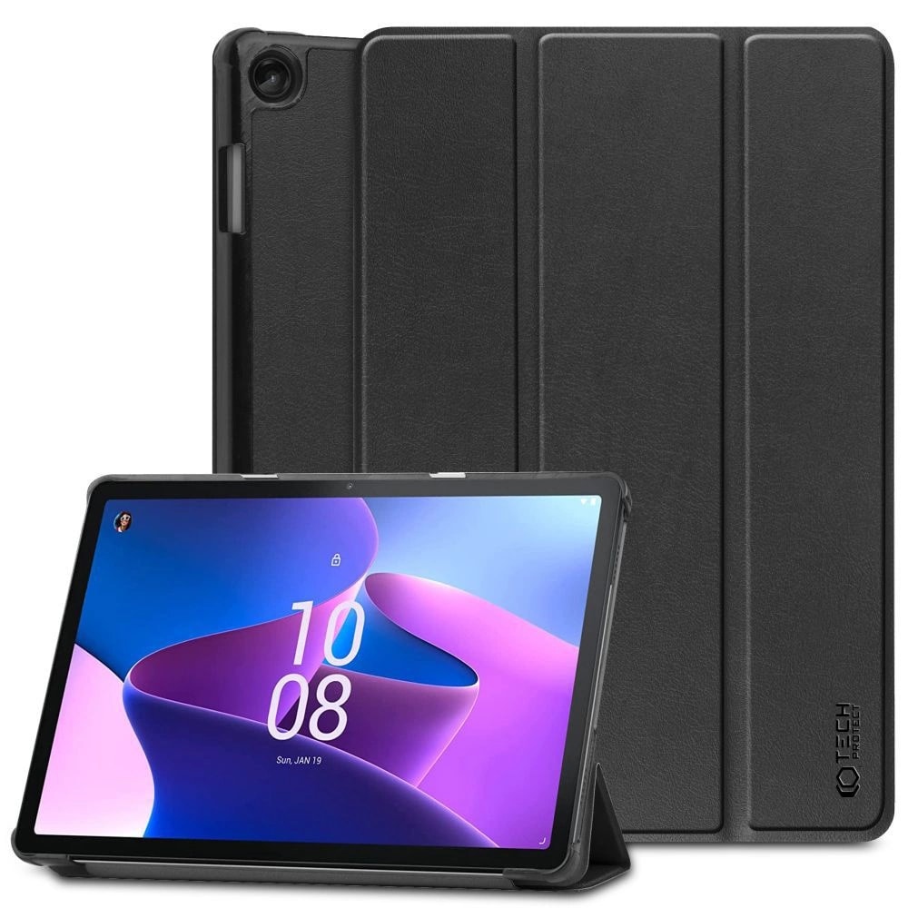 Tech-Protect-etui med stativ til Lenovo Tab M10 (3. generation) 10,1" - Sort