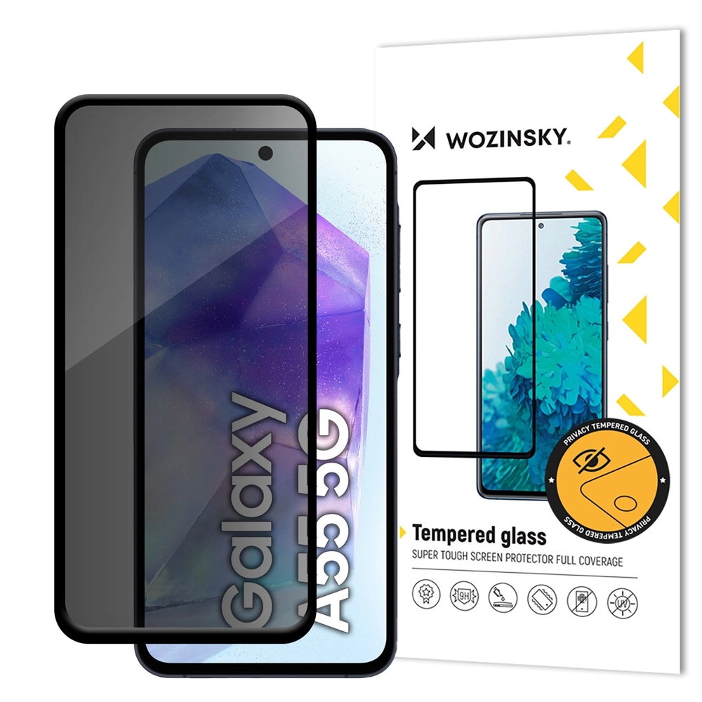 Wozinsky Privacy-skærmbeskyttelse til Samsung Galaxy A55