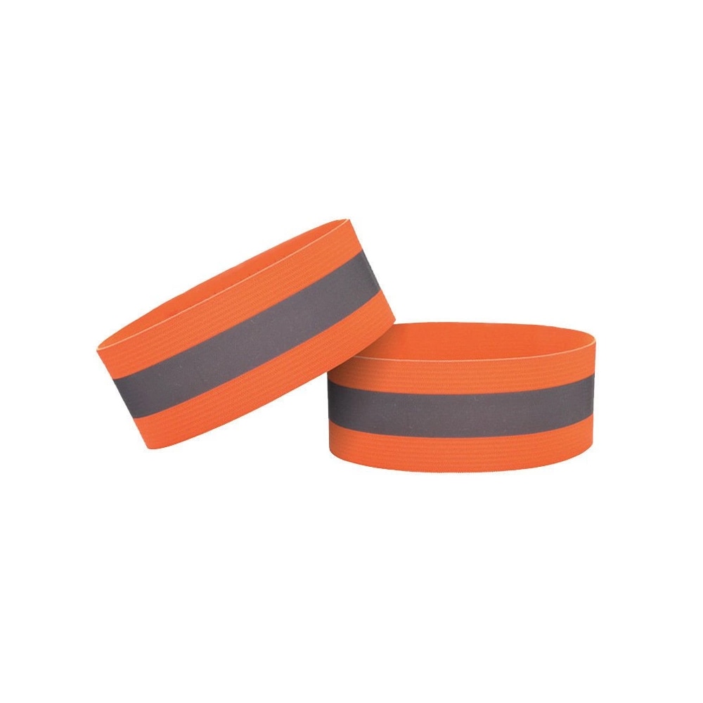 Refleksarmbånd med velcro 4 cm - Orange