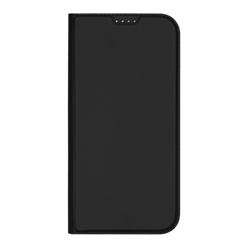 Dux Ducis Skin Pro Wallet-etui til iPhone 16 Pro med kortlomme og stander - Sort