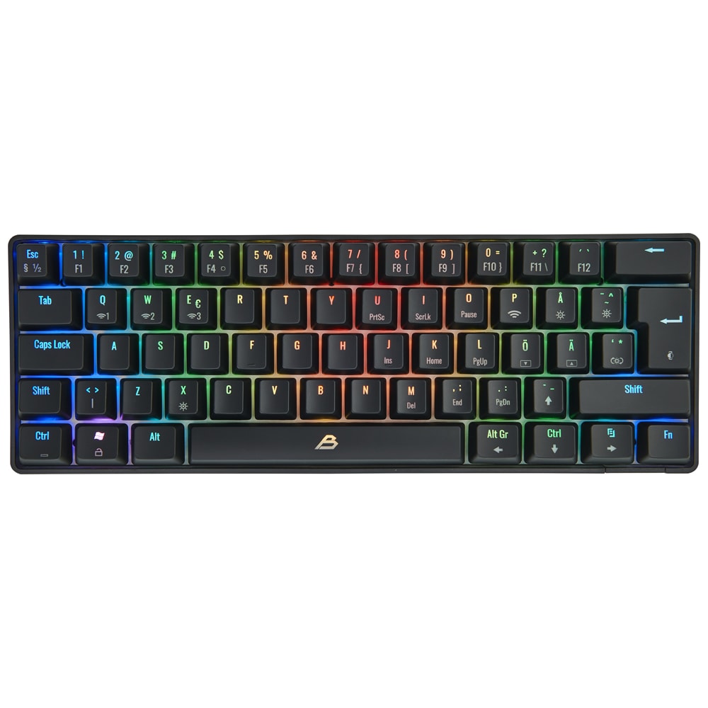 Blackstorm RGB Mech 2 Dual Mode 60% Gaming Keyboard - Sort