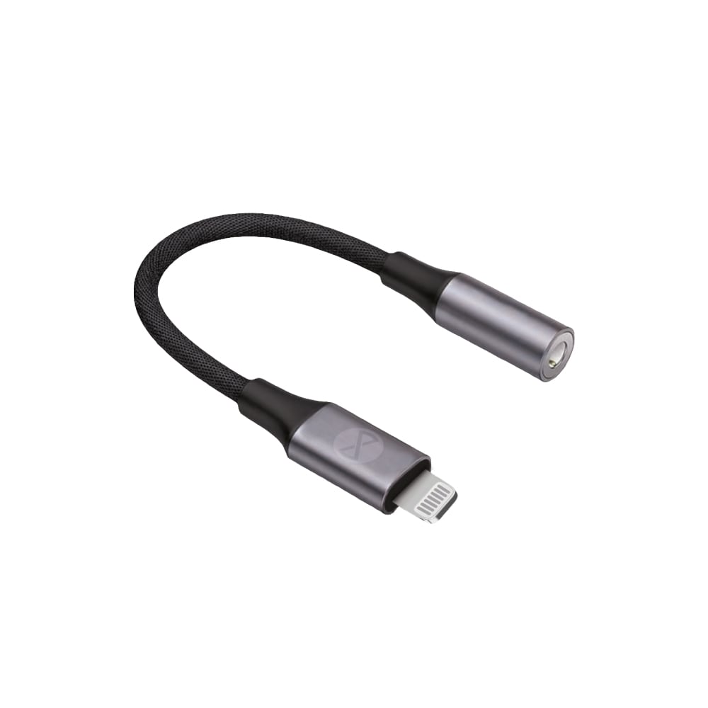 Forever Audio adapter 3,5 mm - Lightning - Sort