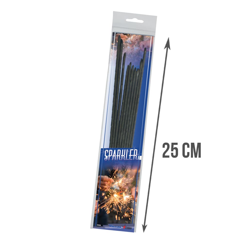 Sparkler 25 cm - 6-pak til stemningsfulde lejligheder