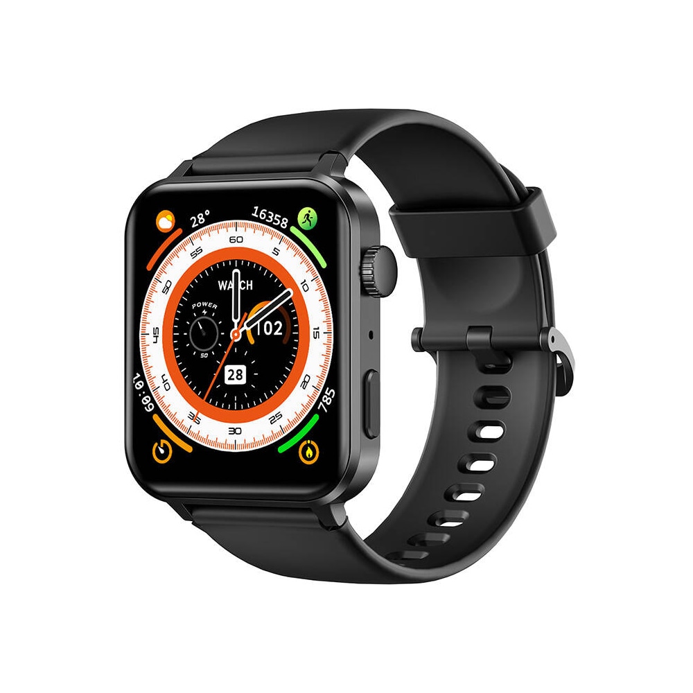 Blackview R30Pro Smartwatch med 1,85 tommer skærm og Bluetooth - Sort