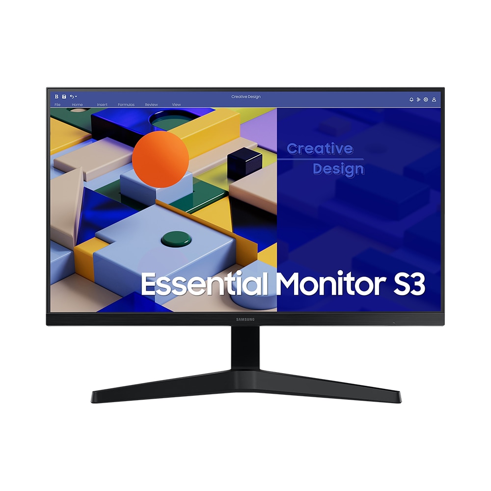 Samsung S24C312EAU 24" Full HD LED IPS-skærm med AMD FreeSync og 75 Hz opdateringshastighed