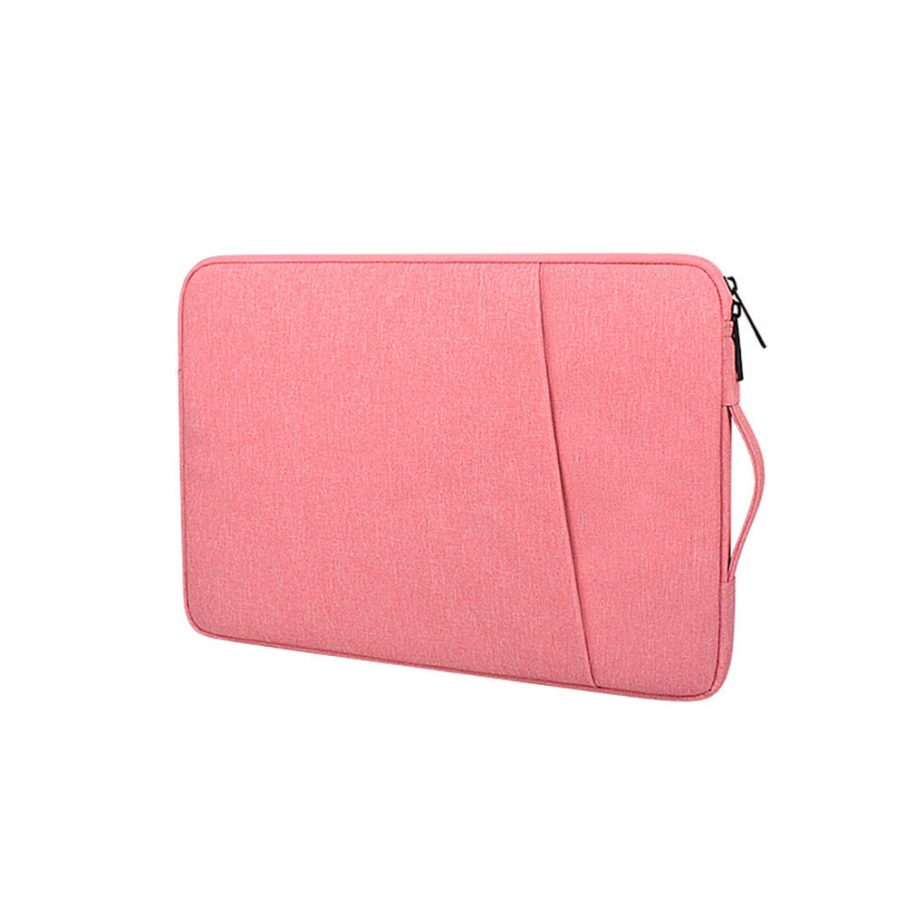 Vandafvisende laptop-taske i oxford-stof og polyester, 13,3" - pink