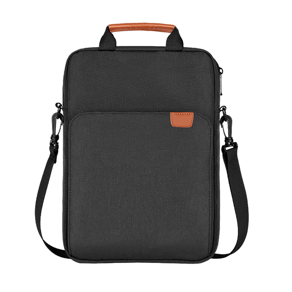 Vandafvisende iPad- og laptoptaske i polyester, 13,3" - svart