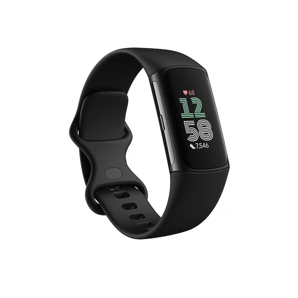 Fitbit Charge 6 - Obsidian svart med avanceret sundhedssporing og smarte funktioner