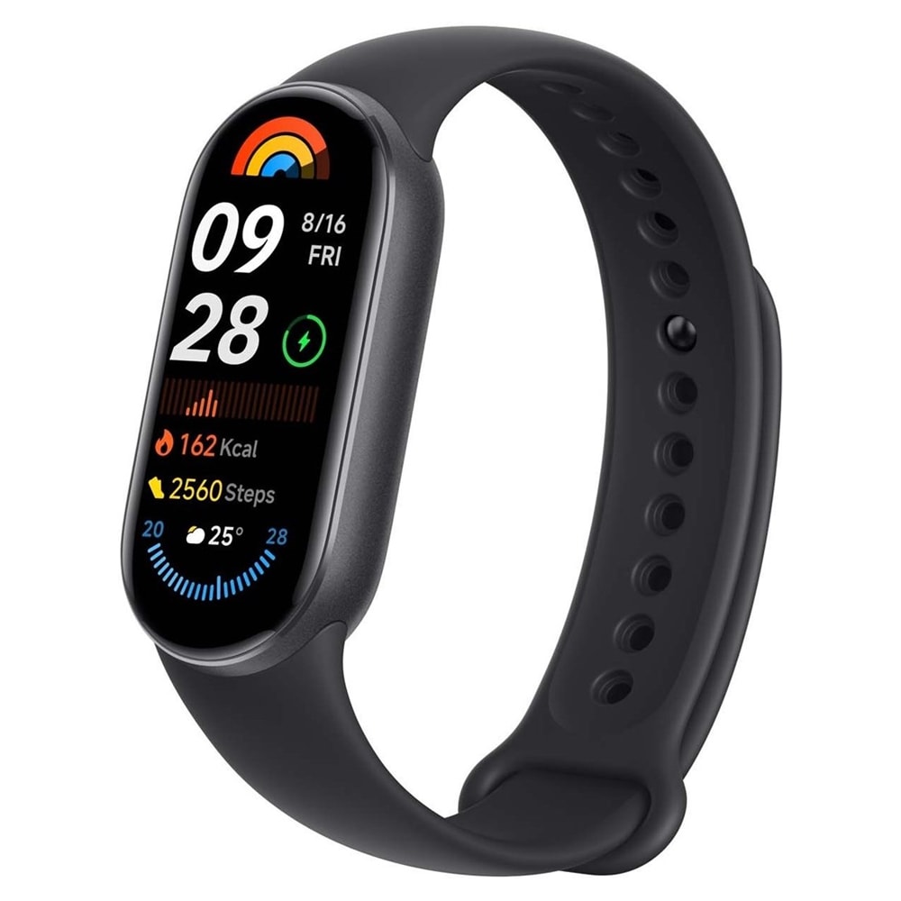 Xiaomi Smart Band 9 med AMOLED-skærm og lang batterilevetid