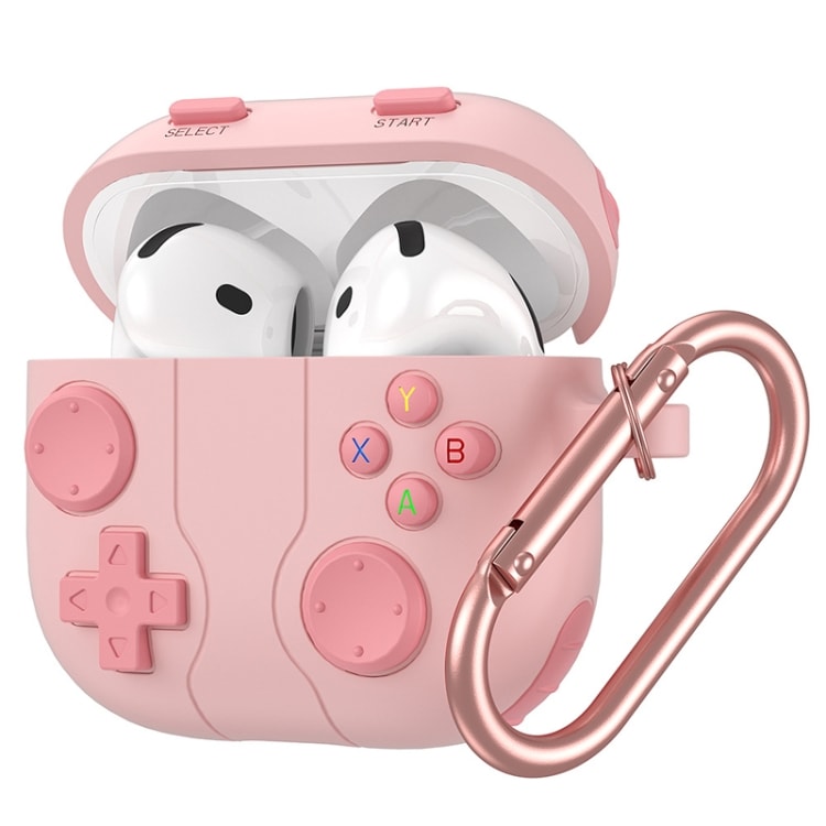 Silikoneetui til AirPods 4 - Pink Gaming