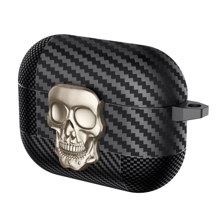 Silikoneetui til AirPods Pro 2 - Skull Gold