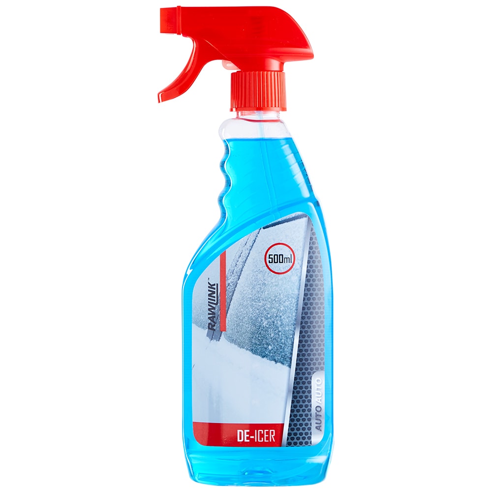 Rawlink De-Icer sprayflaske 500 ml - effektiv fjernelse af is ned til -40°