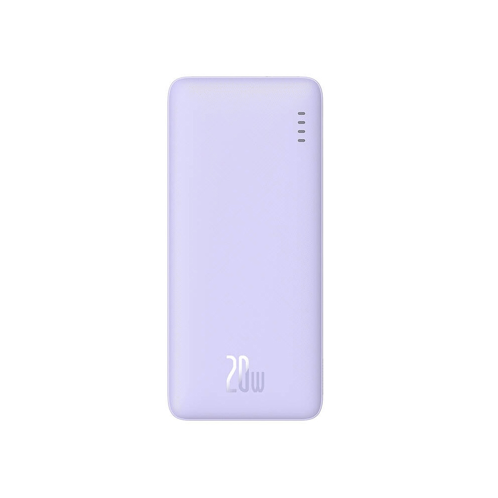 Baseus Airpow Powerbank med tovejs hurtigopladning 20W 20000mAh - Lilla