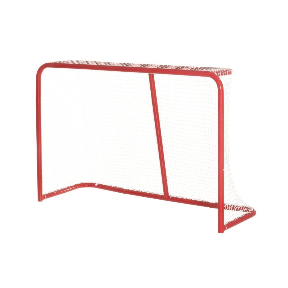 Ishockeymål i metal 183 x 122 x 66 cm med slidstærkt net