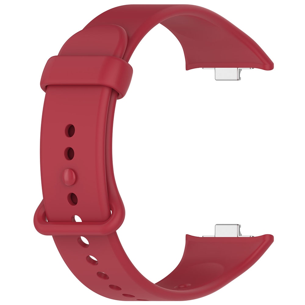 Silikonearmbånd til Xiaomi Redmi Watch 4 / Watch Band 8 Pro / 9 Pro - Vinrød