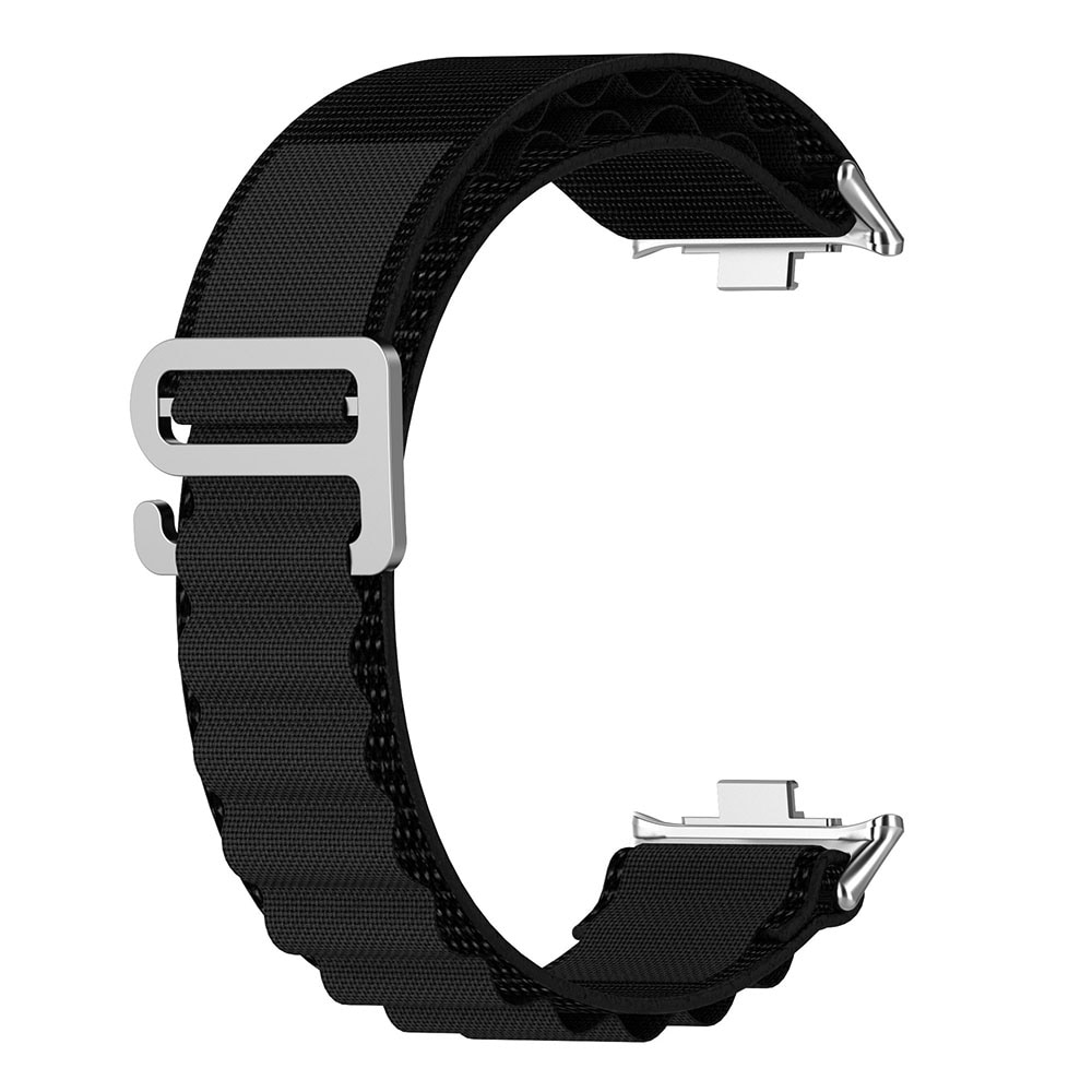 Nylonarmbånd til Xiaomi Redmi Watch 4 / Watch Band 8 Pro / 9 Pro - Svart