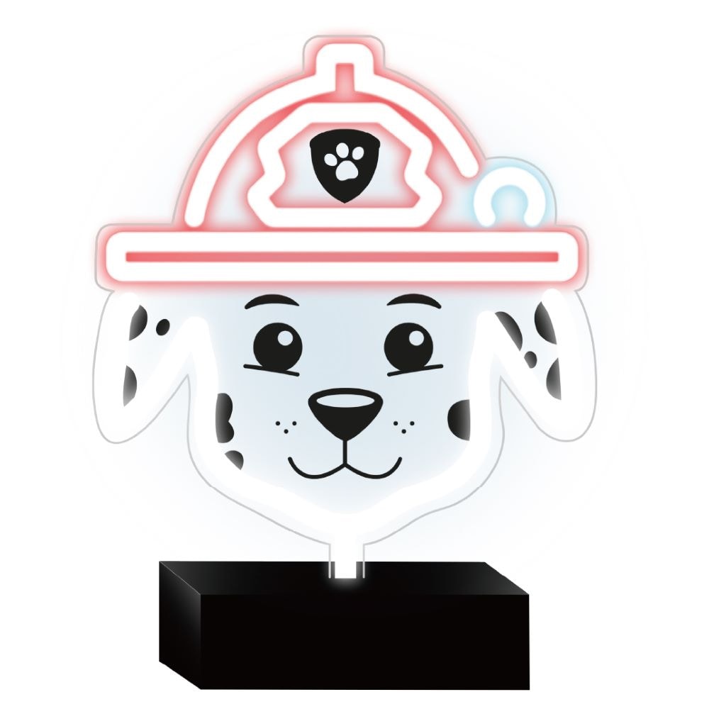 Paw Patrol LED Neon-skilt til fods - Marshall